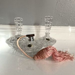 Antique 24K Lead Crystal Vanity Set